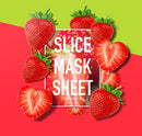 Slice Sheet Mask - Strawberry by Kocostar for Unisex - 1 Pc Mask Kocostar