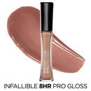 L’Oreal Paris Makeup Infallible 8 Hour Hydrating Lip Gloss, Coral Sands, 0.5 Ounce L'Oreal Paris