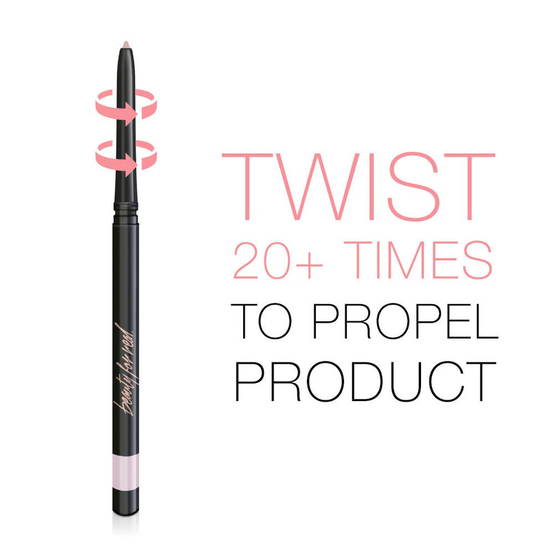 Beauty For Real I-Line 24-7 Eyeliner, Heaven’s Door - Rose Gold Pink Shimmer - Long-Wearing, Waterproof Gel Formula - Safe for Sensitive Eyes & Contact Lens Wearers - 0.01 oz Beauty For Real