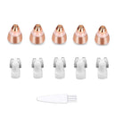 Eyebrow Hair Remover Replacement Heads for Women Painless Eyebrow Trimmer Blades, Perfect and Smooth, with Cleaning Brush, As Seen On TV, Rose Gold (5Pcs) FOUUA