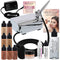 Belloccio Professional Beauty Airbrush Cosmetic Makeup System with 4 Medium Shades of Foundation in 1/4 Ounce Bottles - Kit Includes Blush, Bronzer and Highlighters Belloccio