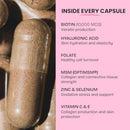 GOBIOTIX Hair Skin and Nails Vitamin Supplement - 10000mcg Biotin Pills with Hyaluronic Acid, Folate, Iron, Magnesium, and Zinc - Collagen Production, Hair Growth - 30 Servings Infinity Warehouse