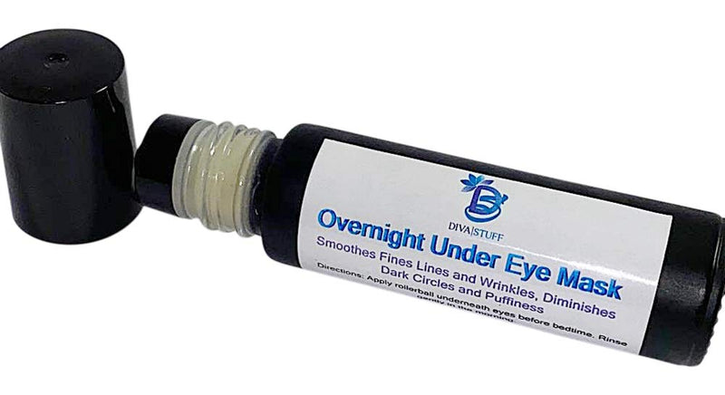 Diva Stuff Overnight Under Eye Mask For Wrinkles, Dark Circle and Puffiness, Firm Up The Skin Under Your Eyes While You Sleep, 1/2 oz Diva Stuff