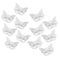 OBTANIM Butterfly Hair Clips, 12 Pcs Cute Metal Butterfly Hair Claw Pins Barrettes Accessories for Girls and Women (Silver) OBTANIM