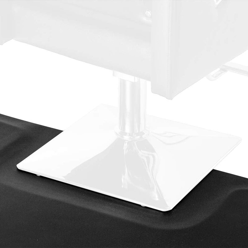 OmySalon 1/2'' Thick Anti Fatigue Mat for Hairstylist Standing, 3'x5' Barber Floor Matt Square Base for Salon Styling Chair, Hair Cutting Hairdressing Equipment OmySalon