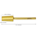 Pana Professional USA Gold TAPERED Barrel Bit Nail Drill (Grit: EXTRA FINE - XF) 3/32" Shank Size PANA
