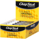 ChapStick Classic (1 Box of 12 Sticks, 12 Total Sticks, Original Flavor) Skin Protectant Flavored Lip Balm Tube, 0.15 Ounce Each, 12 Count (Pack of 1) ChapStick