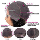 Pizazz 13x4 Lace Front Human Hair Wigs 9A Grade 150% Density Brazilian Deep Wave Lace Front Wig with Baby Hair Pre Plucked Natural Hairline Wigs for Black Women (24'') Pizazz Store