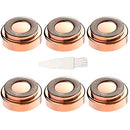 Don't Fit Gen2, Only for gen1 Facial Hair Remover Replacement Heads, Only for Gen1 Finishing Touch Flawless Hair Remover As Seen On TV, 18K Gold-Plated Rose Gold, 6 Count ceooe