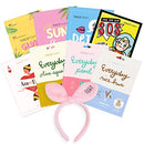 FaceTory Combination Skin Type Sheet Mask Collection- Bow Bunny Hairband with 8 Facial Sheet Masks for Moisturizing, Hydrating, Smoothing, Balancing FACETORY
