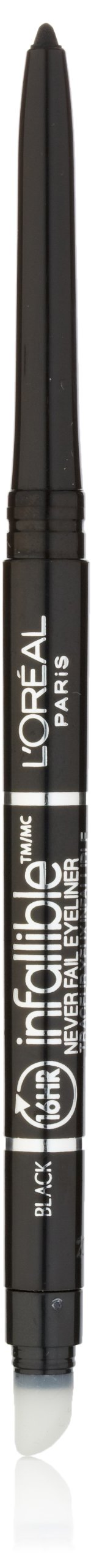 L'Oreal Paris Makeup Infallible Never Fail Original Mechanical Pencil Eyeliner with Built in Sharpener, Black, 1 Count L'Oreal Paris