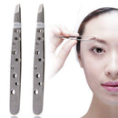 Stainless Steel Slant Tip Tweezer - The Best Professional Precision Eyebrow Tweezers,Surgical Grade Stainless Steel for Professional Eyebrow Shaping and Facial Hair Removal 1PC Haoweida
