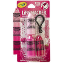 Lip Smacker Crayola Crayon Stackable Flavored Clear Balm Pink, Pinks, 0.03 Ounce Lip Smacker