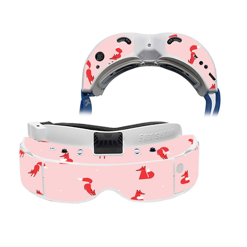 MightySkins Skin Compatible with Fat Shark Dominator V3 - Winter Fox Pattern | Protective, Durable, and Unique Vinyl Decal wrap Cover | Easy to Apply, Remove, and Change Styles | Made in The USA MIGHTY SKINS