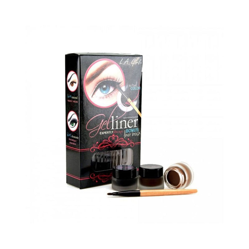 L.A. Girl Gel Liner Kit - Very Black, 0.10 Ounce L.A. Girl