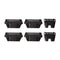 Replacement Thermicon Refill Tips for NONO Hair Removal Epilator 8800 Mini Pro 3 and Pro 5 (4 Wide &2 Narrow) XSPANDER