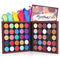 EYESEEK Matte Makeup Palette 50 Bright Rainbow Shades, High Pigmented Colorful Shimmer Eyeshadow Palette, Metallic Eye Shadow Easy To Blend Long Lasting Waterproof Makeup Pallet Sets Valentines Day Gifts for Her EYESEEK