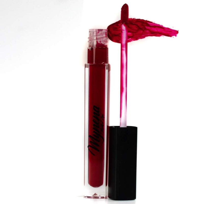 Mynena Red Waterproof Matte Liquid Lipstick - Lola Mynena