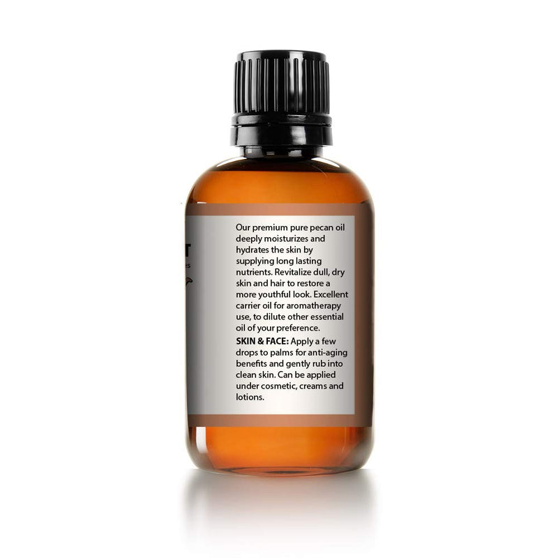 Pecan oil for Skin Tightening, Wrinkles Prevention, Rejuvenate Skin Cells Mayan's Secret