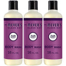 Mrs. Meyer's Clean Day Moisturizing Body Wash for Women and Men, Cruelty Free and Biodegradable Shower Gel Formula Made with Essential Oils, Plum Berry Scent, 16 oz Bottle, Pack of 3 MRS. MEYER'S CLEAN DAY