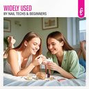 Protein Nail Strengthener for Gel Enthusiasts: Repair Thin Weak Peeling Nails After Acrylics Gel Removal - Milky White Nail Hardener and Growth Treatment Ridge Filler Milky White Polish Infinity Warehouse