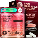 Hair Skin and Nails Vitamins for Women – Biotin Collagen Hair Supplement | Hyaluronic Acid | Calcium AKG | MSM | Vitamin D3 K2 & C – Hair Growth Vitamins for Women – 30 Day Supply (1 Pack) Infinity Warehouse