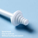 Oakeer 100 Pcs Nose Hair Removal Sticks Nose Wax Applicator for Nostril Nasal Cleaning Ear Hairs Eyebrow Facial Hair Removal OAKEER