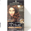 Schwarzkopf Color Ultime Permanent Hair Color Cream, 4.82 Dark Mahogany Brown (Packaging May Vary) Schwarzkopf