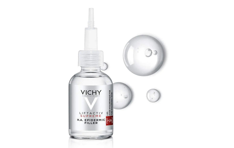 Vichy LiftActiv Supreme 1.5% Hyaluronic Acid Face Serum & Wrinkle Corrector, Anti Aging Serum For Face To Reduce Wrinkles, Plump, & Smooth, Suitable For Sensitive Skin Vichy
