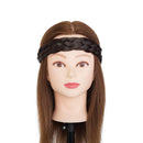 Braid Headband For Women Chunky Braided Hair Band Plaited Headband Plaited Braids Braided Headband Elastic Stretch Wide Synthetic Hairpiece (Large-five strands braided, deep brown) S-noilite Store