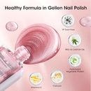 GELLEN Quick Dry Cat Eye Nail Polish, Magnetic Pink Fingernail Polish, Fast Drying Glitter Holographic Nail Polish Non Gel with Magnet Tool, DIY Salon Home Infinity Warehouse