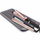 SmellRose Hair Iron Mat & Pouch, Professional Heat Resistant Mat for Flat Iron and Curling Iron, Portable Travel Silicone Hair Straightener Mat and Cover for Hair Styling Tools Ryke Kukkri