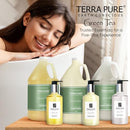 Terra Pure Gallon & Dispenser Set | 1-Shoppe All-In-Kit | Shampoo Conditioner Body Wash Gallon | Refillable 10.14 oz. Matching Pump Bottles Infinity Warehouse