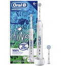 Oral-B Kids Electric Toothbrush with Coaching Pressure Sensor and Timer, New! Sparkle & Shine Oral-B
