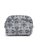 Vera Bradley Women's Medium Cosmetic Makeup Organizer Bag, Plaza Tile-Recycled Cotton, One Size Vera Bradley