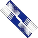 Lift Teasing Comb and Hair Pick – 2 Pack Stainless Still Lifts - Chemical and Heat Resistant Detangler Comb – Anti Static Comb For All Hair Types – By Cantor Cantor