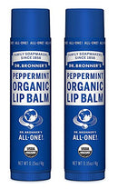 Dr. Bronner's Organic Lip Balm - Peppermint - 0.15 oz - 2 pk Dr. Bronner's