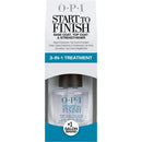 OPI Nail Polish Treatment, 3-in-1 Start to Finish Nail Formaldehyde Free Treatment, 0.5 Fl Oz OPI