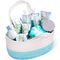 Gift Set for Women - Spa Gift Baskets for women Body & Earth 11 Pcs Jasmine Scented Women Bath Set Gift Basket with Bubble Bath, Shower Gel, Body Lotion & Scrub and More, Valentines Gifts for Women BODY & EARTH