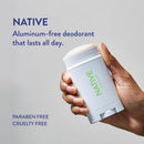 Native Deodorant Contains Naturally Derived Ingredients, 72 Hour Odor Control | Deodorant for Women and Men, Aluminum Free with Baking Soda, Coconut Oil and Shea Butter | Classic (3-pack) Infinity Warehouse