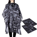 Borogo Professional Waterproof Hair Styling Cape Nylon Haircuting Salon Cape Gown Hair Salon with Snap Closure - 50" x 60" 2-PACK Borogo