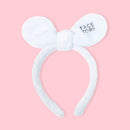 FaceTory Bunny Bow Hairband in Dreamy Blue for Skin Care, Facial Washing, Spa, One Size Fits Most FACETORY