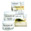 Delfanti Milano • COLLAGEN 24K • Anti-Aging DAY AND NIGHT BUNDLE • with pure Hyaluronic Acid • Made in Italy Delfanti-Milano