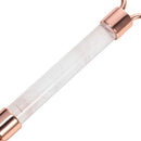 White Face Roller – Skin Care Tool Made of Clear Quartz – Facial Skin Care Products for Improved Circulation – Face Massager Compatible with All Skin Types – For a Fresh and Firm Looking Skin C CRYSTAL LEMON