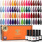 Modelones Gel Nail Polish Set, 36 Pcs Colors 7ML Spring All Seasons Holiday Gel Polish Soak Off Gel Nail Kit Glitter Nail Art Starter Kit Beauty Gifts Set for Women Girls Valentines Mother's Day Gift modelones