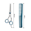 Coolala Stainless Steel Hair Cutting Scissors Thinning Shears 6.5 Inch Professional Salon Barber Haircut Scissors Family Use for Man Woman Adults Kids COOLALA