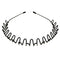 XINGZHE Fashion Hair Bands Men Women, Metal Headband for Mens Hair Band Outdoors Sports Headbands Womens Clip Ties Non Slip Smooth Elastic With Teeth Comb Unisex Hairband Accessories Beauty Care 2 PCS XINGZHE