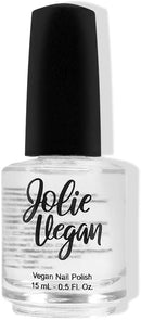 Jolie Vegan Nail Polish - Vegan Nail Polish, Cruelty-Free Nail Polish, Promotes Mental Health, Positive Color Names, Non-Toxic Formula, 11-Free, PETA Certified, 0.5 Fl. Oz. (15 mL) (Top Coat) Jolie Vegan