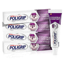 Super Poli-Grip Poligrip Cushion & Comfort, Denture and Partials Adhesive Cream for Extra Comfort and Hold of Dentures, 2.2 Ounces (Pack of 4) Super Poli-Grip