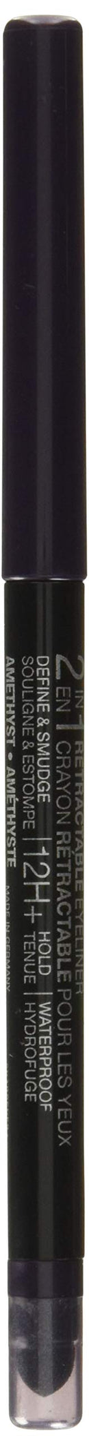 Marcelle 2-in-1 Retractable Eyeliner, Amethyst, Hypoallergenic and Fragrance-Free, 0.01 oz MARCELLE Store